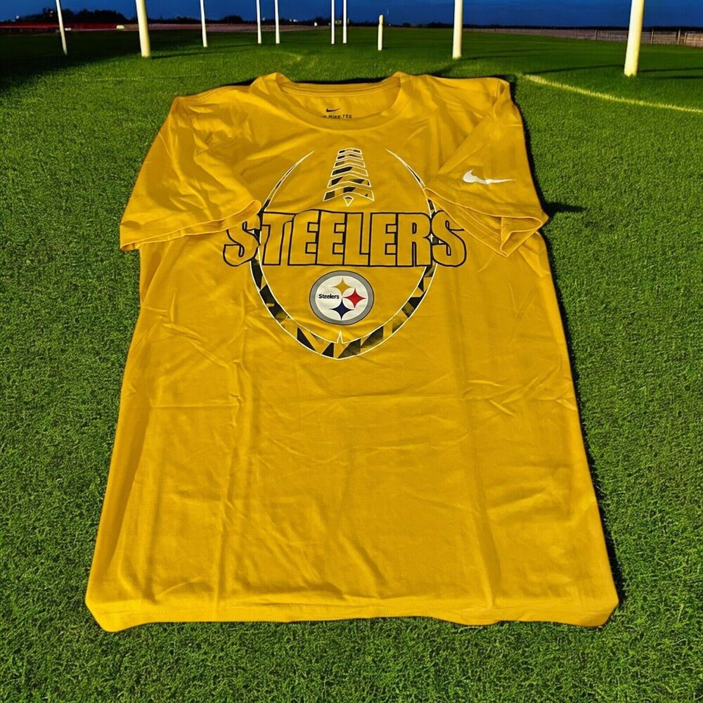 Pittsburgh Steelers Tee Shirt Nike Dri Fit Size Small